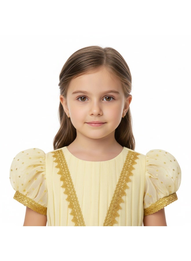 D'Daniela Golden Glow Dress - Yellow - Image 3